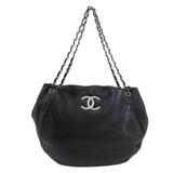 CHANEL Coco Mark Tote Bag Lambskin Women's