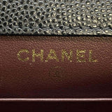 Chanel Chain Phone Pouch Matelasse Coco Mark Caviar Skin CHANEL Bag Black