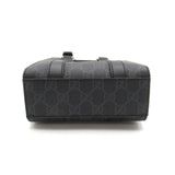 GUCCI GG Supreme Mini Black PVC coated canvas 696010