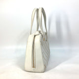 Chanel CC Mark bag Vintage Mini Duffle Bag Shoulder Bag Hand Bag White