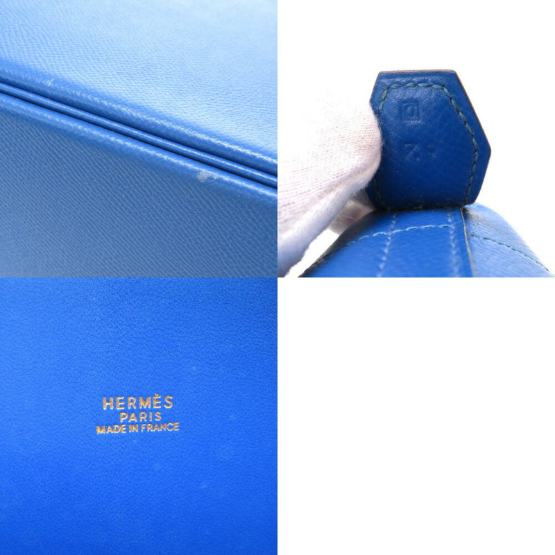 Hermes Bolide 35 Couchvel Blue France □D Stamped Handbag