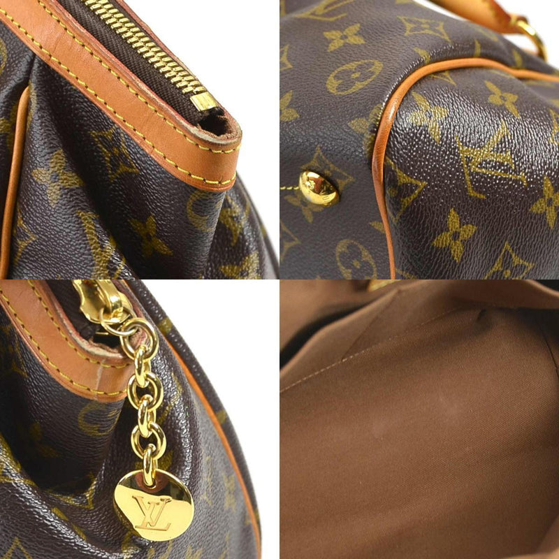 Louis Vuitton LOUIS VUITTON Handbag Monogram Tivoli PM Canvas Brown Gold Women's M40143 e58952i