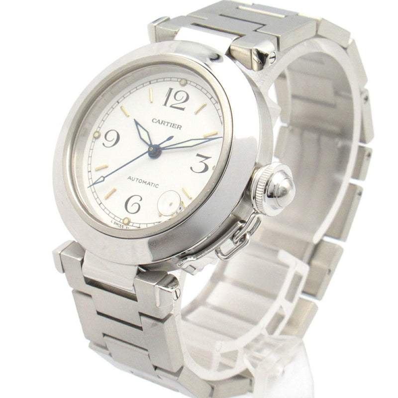 Cartier Pasha C Wristwatch Stainless Steel Men's Women's White W31015M7