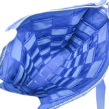 Bottega Veneta Cassette Women,Men Leather Shoulder Bag Royal Blue