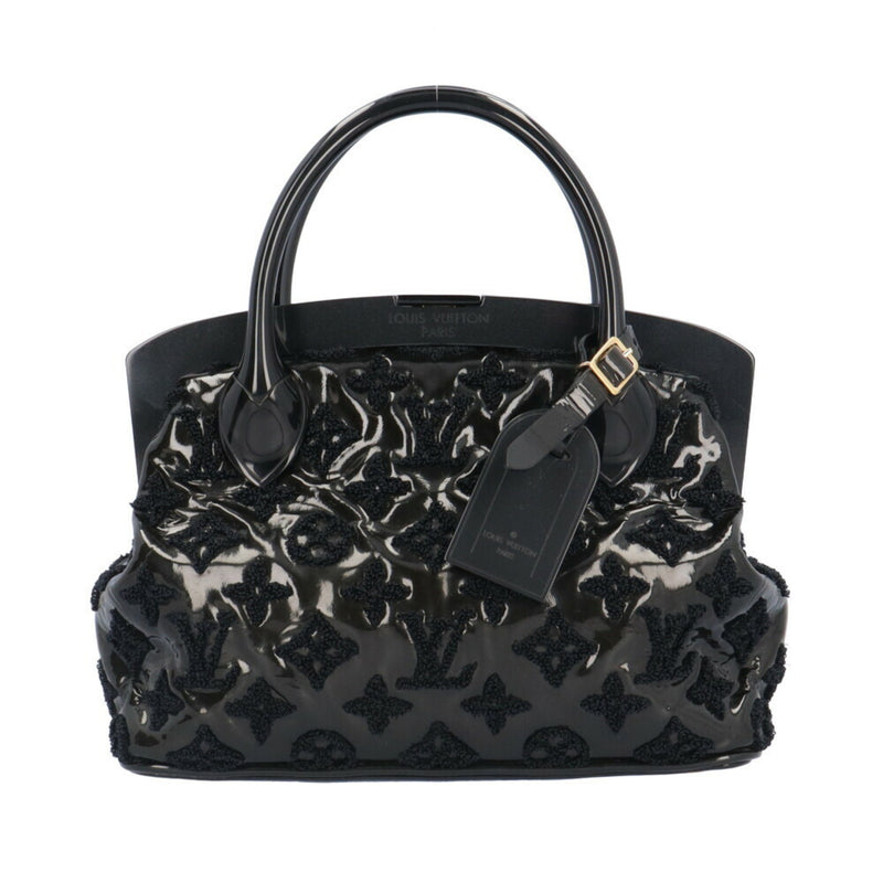 Louis Vuitton Lockit BB Monogram Fascination Handbag Patent Leather M40604 Black Women's LOUIS VUITTON