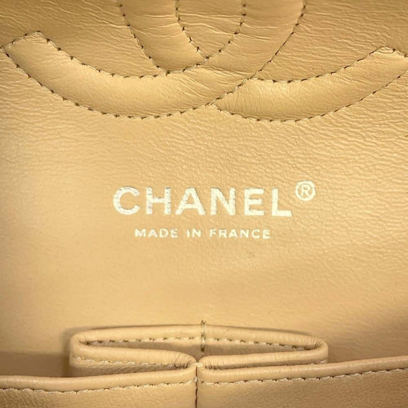 Chanel Chain Shoulder Bag Matelasse 25 Coco Mark Caviar Skin Double A01112 CHANEL