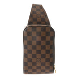 LOUIS VUITTON Damier Geronimos Body Bag Brown N51994 Unisex Canvas Shoulder