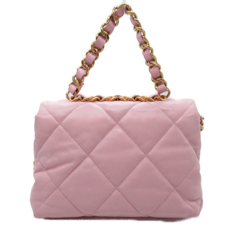 CHANEL Chain Shoulder Bag Calfskin (Cowhide) Women's Pink