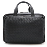 BOTTEGA VENETA Bottega Veneta Intrecciato Travel Bag Boston Leather Black 167304