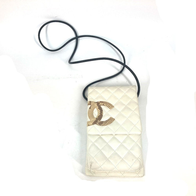 Chanel Cambon Line Pochette bag Shoulder Bag White