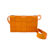 BOTTEGA VENETA Shoulder Bag Small Cassette Leather Orange Women's z2551