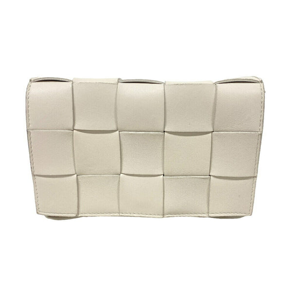 Bottega Veneta BOTTEGAVENETA Cassette Shoulder Bag White Women's