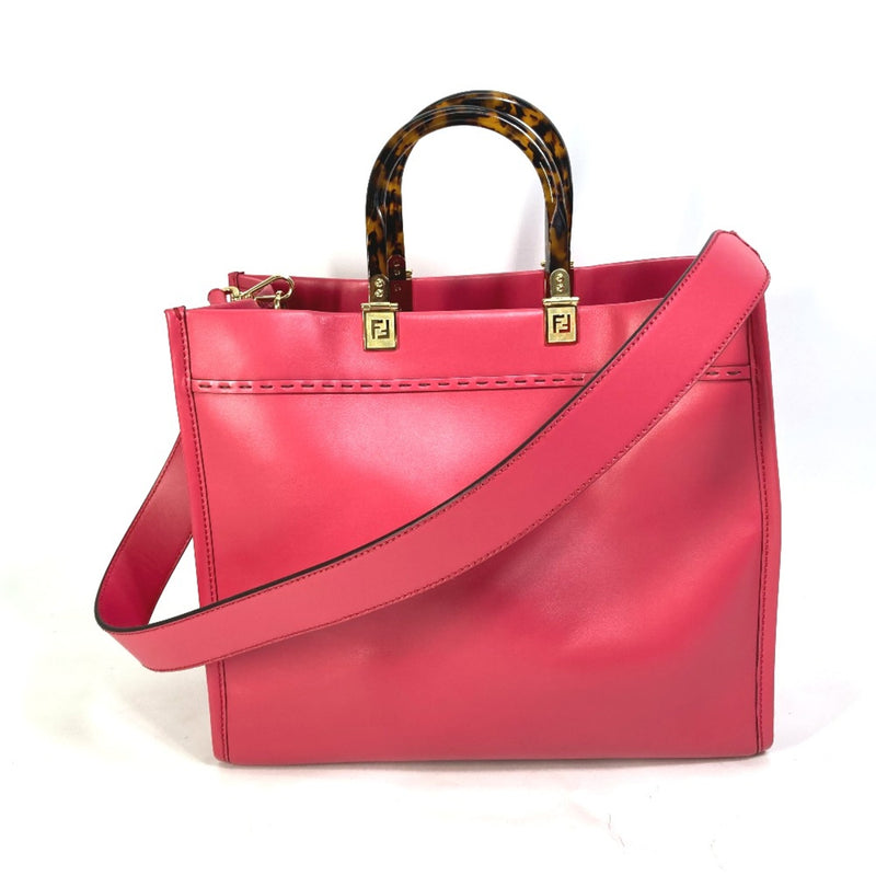 Fendi 8BH386 Shoulder Bag 2WAY bag Tote Bag pink