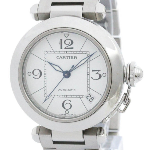 CARTIER Pasha C Steel Automatic Unisex Watch W31074M7 BF574220