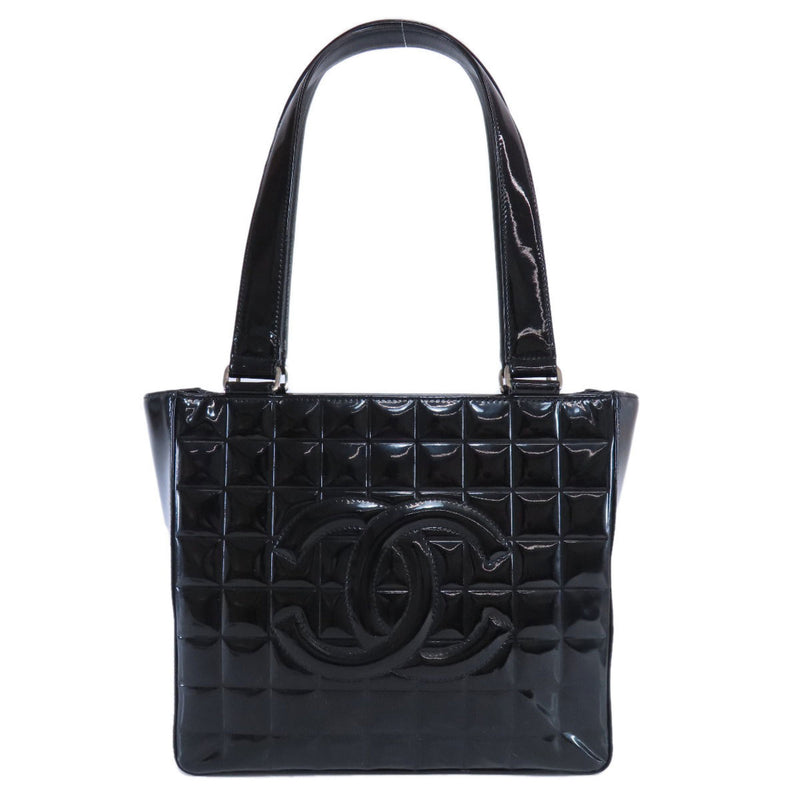 CHANEL Chocolate Bar Tote Bag Enamel Women's