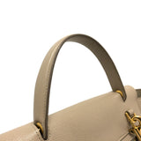 CELINE 189153 Belt Bag Micro Shoulder Handbag Leather Women's Beige