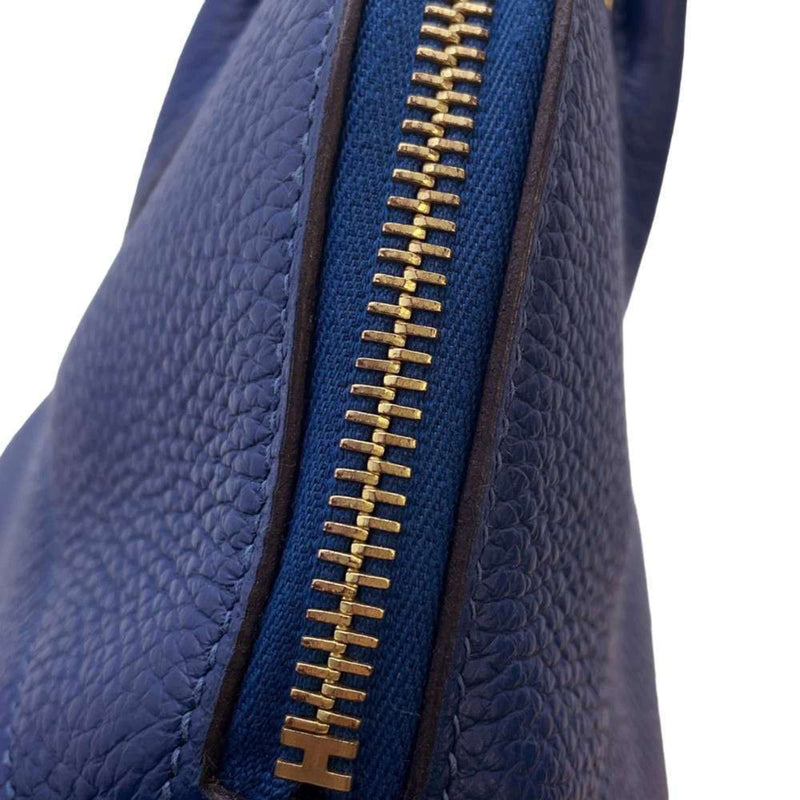 Hermes handbag Bolide 31 deep blue Taurillon Clemence Y stamp 2way shoulder black