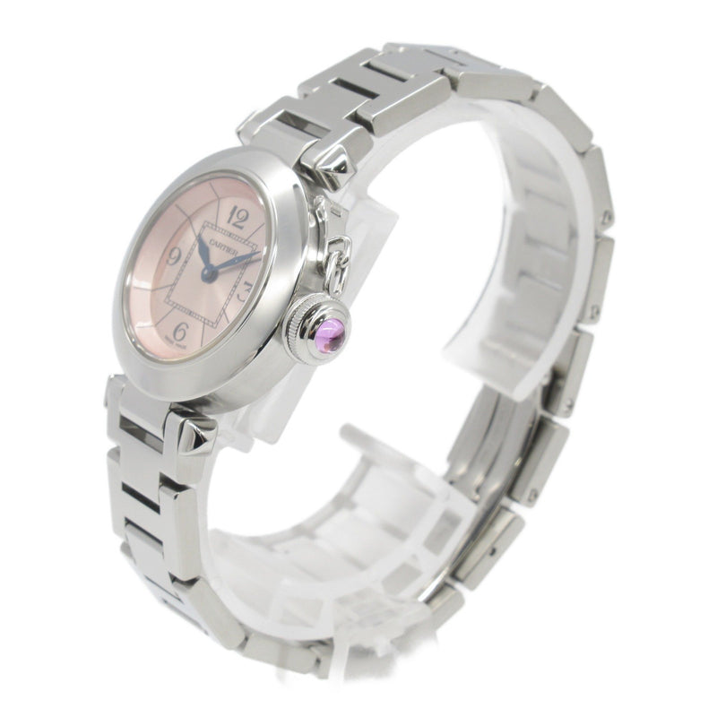 CARTIER Miss Pasha Watch Stainless Steel Ladies Pink W3140008