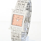 HERMES H Watch HH1.210 Pink Quartz E-155841