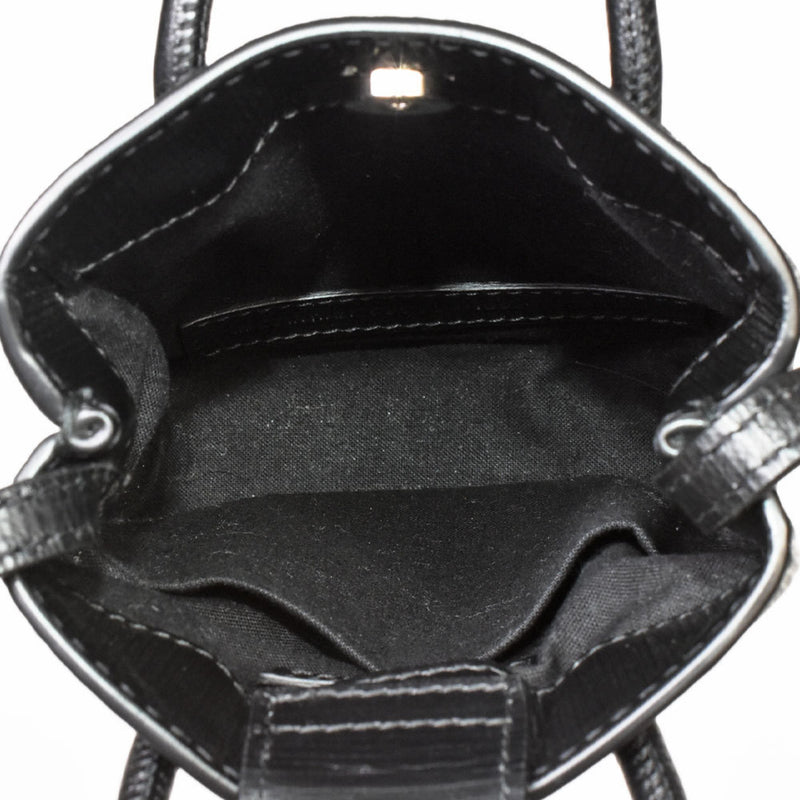 BALENCIAGA Phone Holder Shoulder Bag Calfskin Black Women's IT2XQJ2RNBPW