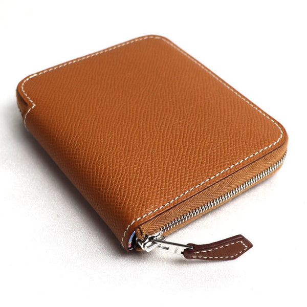 HERMES Azap Compact Silk In Coin Case Gold (Brown) EN LIBERTE Women's U AA 011 ZA