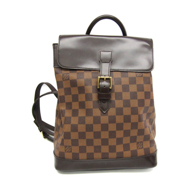 Louis Vuitton Damier Soho N51132 Women's Backpack Ebene