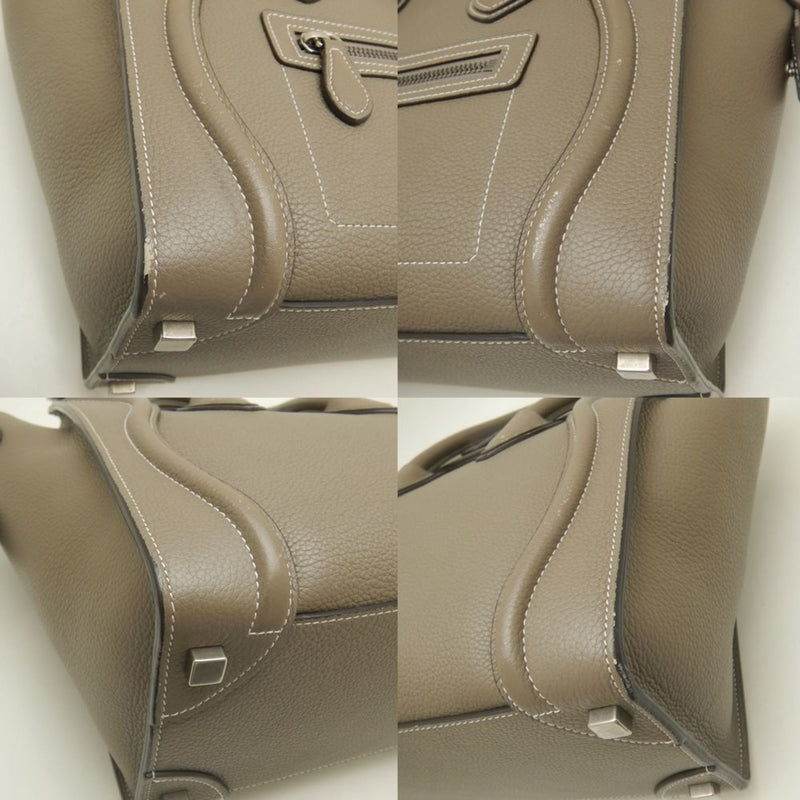 CELINE Luggage Micro Shopper 189793DRU Tote Bag Calfskin Suri 252174