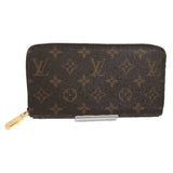 LOUIS VUITTON Long Wallet Monogram Zippy M42616 Louis Vuitton Brown LV