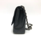 Chanel A28600 Double Chain Crossbody Bag Shoulder Bag Black SVHardware