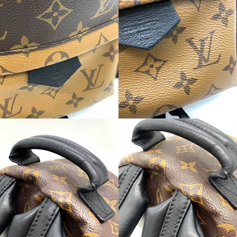 Louis Vuitton Bag Palm Springs Backpack PM Brown x Black Rucksack Women's Men's Monogram Reverse PVC Leather M43116 LOUISVUITTON