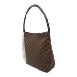 LOUIS VUITTON Looping GM Shoulder Bag Brown Damier PVC coated canvas N51144