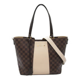 LOUIS VUITTON Jersey Brown White claim Damier PVC coated canvas N44022