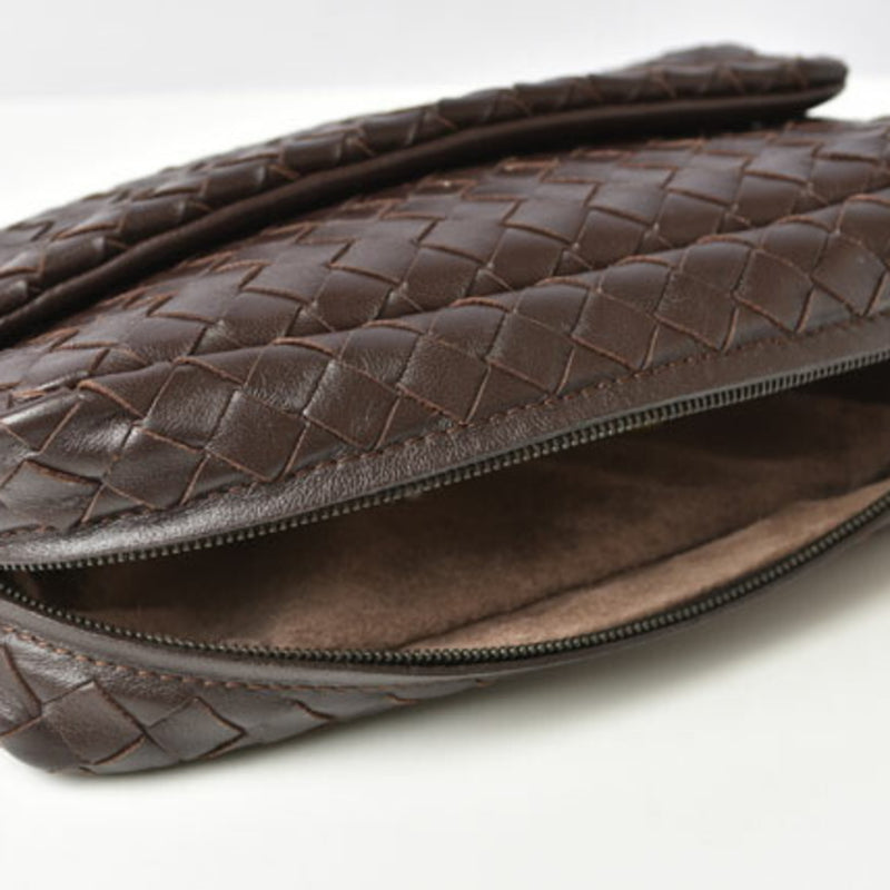 Bottega Veneta Shoulder Bag Clutch BOTTEGA VENETA Dark Brown