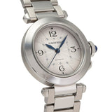 Cartier Pasha Do Watch 35 MM WSPA0013 Silver Dial Women's