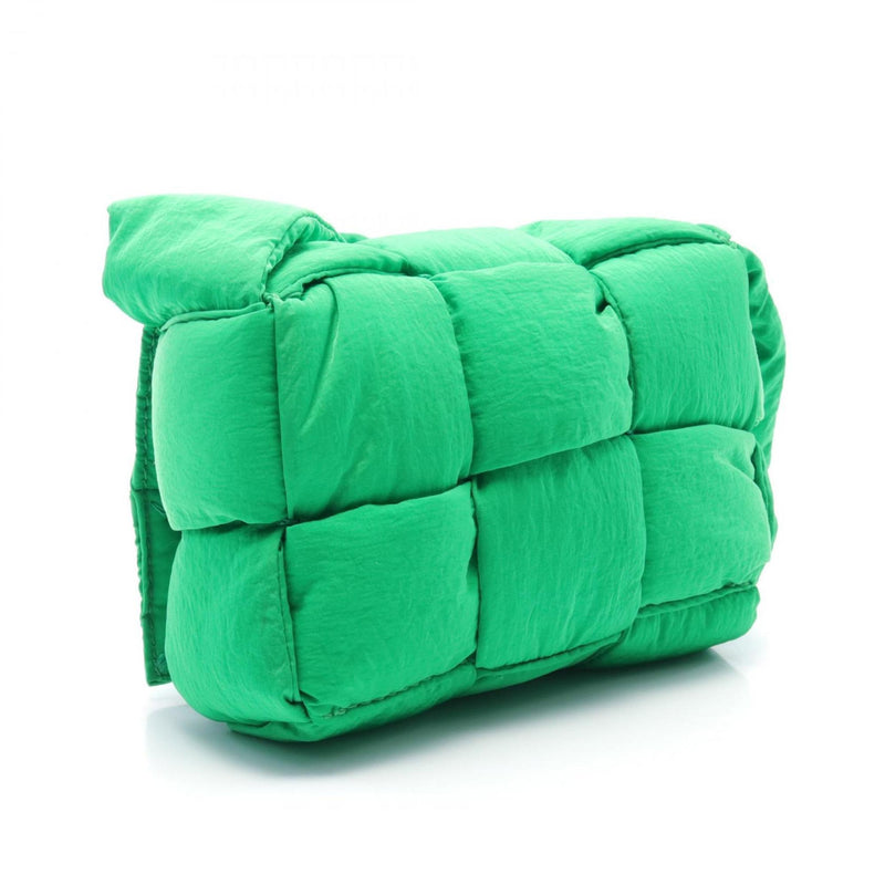 BOTTEGA VENETA Candy Padded Tech Cassette Bag Shoulder Nylon Men's Women's Green