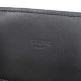 Celine CELINE Triomphe Horizontal Cover Handbag Black 197012CIM 38SI