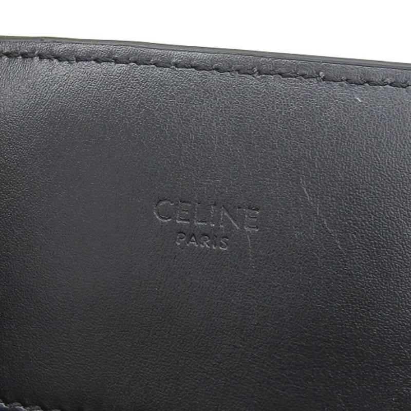 Celine CELINE Triomphe Horizontal Cover Handbag Black 197012CIM 38SI