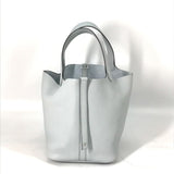 Hermes Bag Tote Bag Hand Bag Blue Pale blue