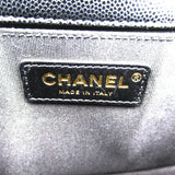 CHANEL Boy Chanel Chain Shoulder 2way Bag Caviar Skin (Grained Calf) Women's Black