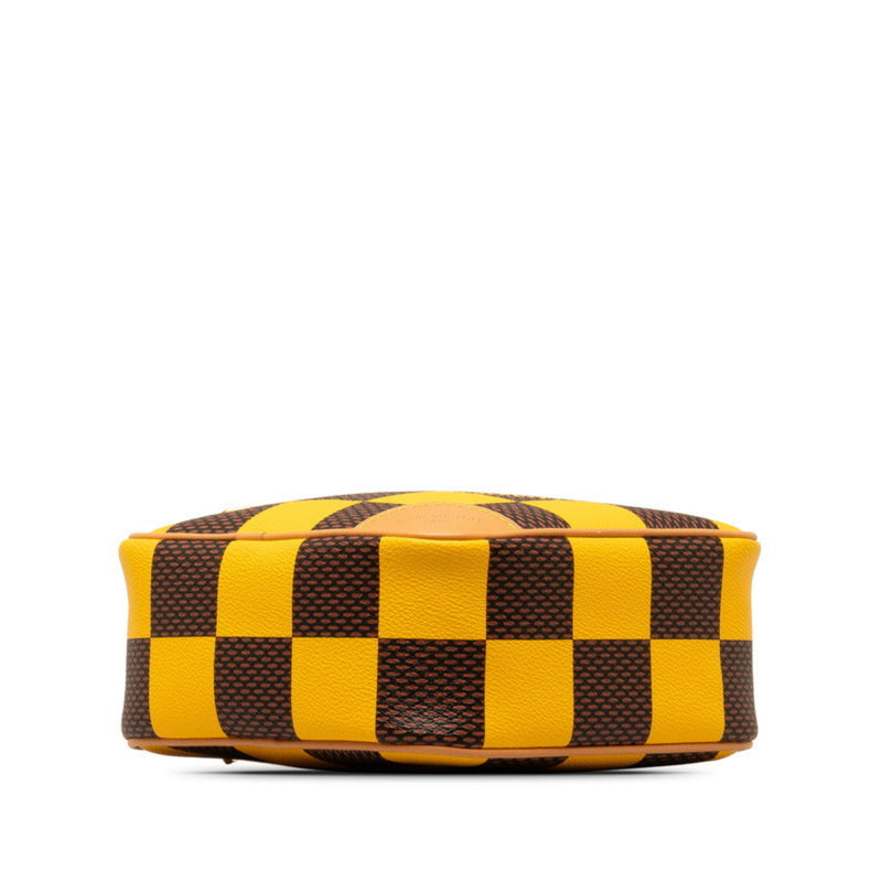 Louis Vuitton Damier Pop Chess Shoulder Bag N40562 Jaune Matte Yellow PVC Leather Men's LOUIS VUITTON