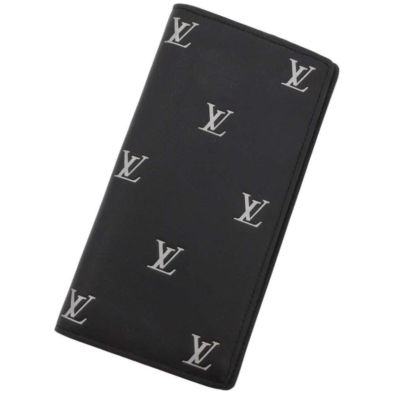 Louis Vuitton Long Wallet Monogram LV Blason Portefeuille Brazza NM M83190 Black