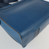 LOUIS VUITTON Louis Vuitton Harrington Messenger PM Shoulder Bag M53407 Epi Leather Blue Azure Silver Metal Fittings