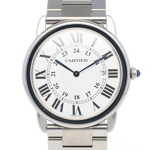 Cartier Rondo Solo LM Watch Stainless Steel 3603 Quartz Unisex CARTIER