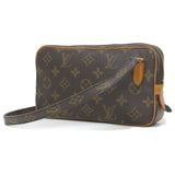 LOUIS VUITTON Louis Vuitton Bag Shoulder Monogram Pochette Brown Crossbody Marly Bandouliere M51828 VINTAGE