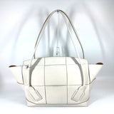 BOTTEGA VENETA 575943 Maxi Intrecciato Bag Shoulder Bag Tote Bag White