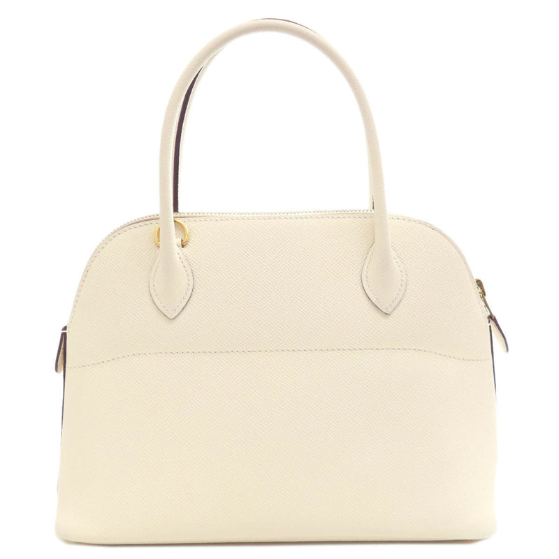 Hermes Bolide 27 White Handbag Epson Women's HERMES