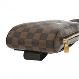 LOUIS VUITTON Damier Geronimos Body Bag Brown N51994 Unisex Canvas Shoulder