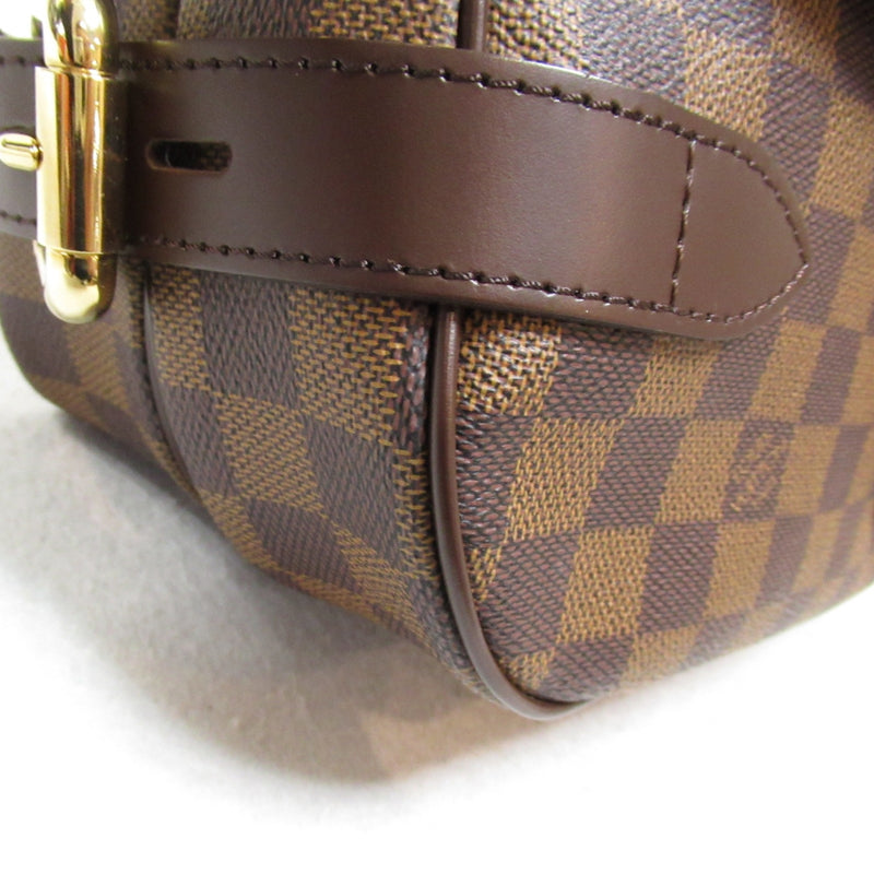 LOUIS VUITTON Highbury Shoulder Bag Brown Ebene Damier PVC coated canvas N51200