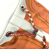 Hermes Shoulder drawstring bag Shoulder Bag Orange White