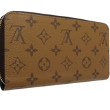 LOUIS VUITTON Louis Vuitton Long Wallet M82444 Zippy Monogram Reverse Brown 180544